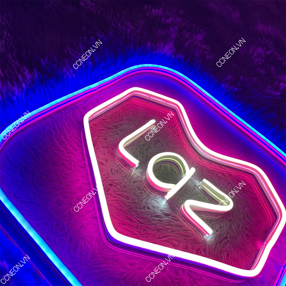 Đèn Led Neon Sign Logo LAZADA [ Kích thước 30 x 30 cm ] logo lazada neon