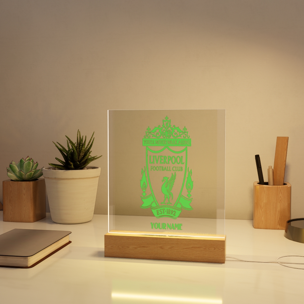 Đèn Led 3D Khắc Hình Theo Yêu Cầu -  Đèn Led 7 Màu, Đèn Ngủ Led 3d CLB Bóng Đá Đèn Led 3D CLB Bóng Đá