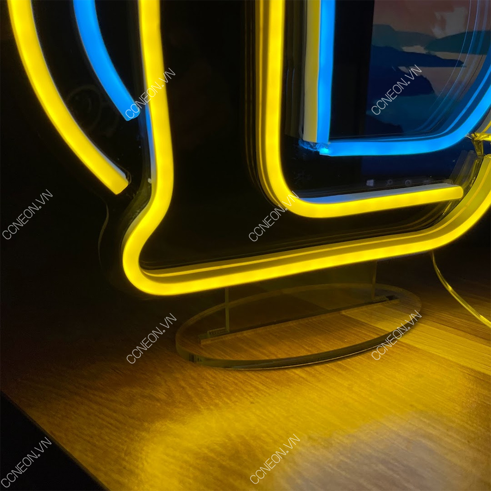 Đèn Để Bàn Led Neon League Of Legends LOGO LOL [Kích thước 25x22cm] 