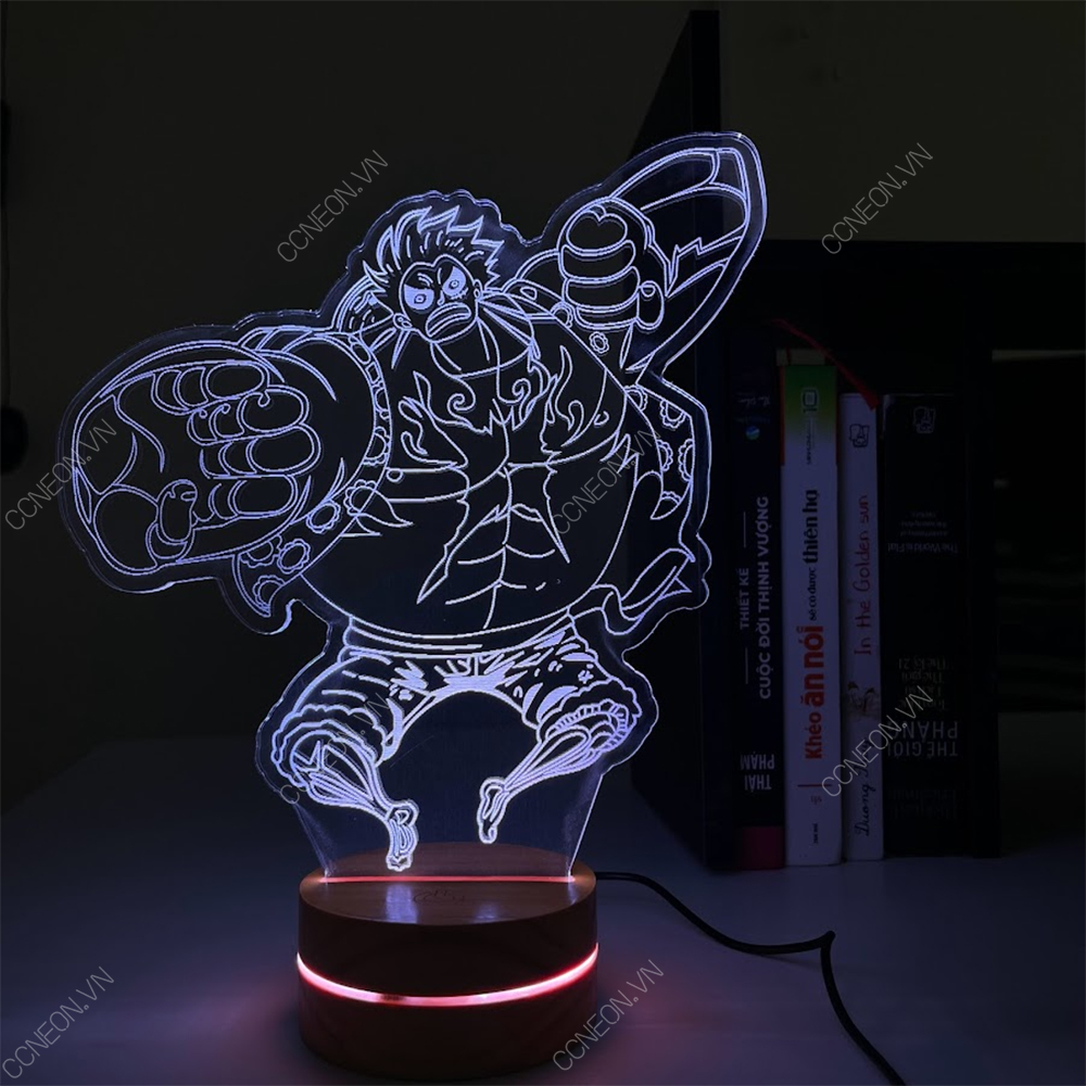 Đèn Led 3D One Piece mang thiết kế độc đáo cùng màu sắc rực rỡ sẽ trang trí cho phòng bạn thêm sinh động và độc đáo. Với thiết kế 3D, đèn Led One Piece sẽ tạo cho bạn cảm giác rằng nhân vật đang sống chinh phục biển khơi.