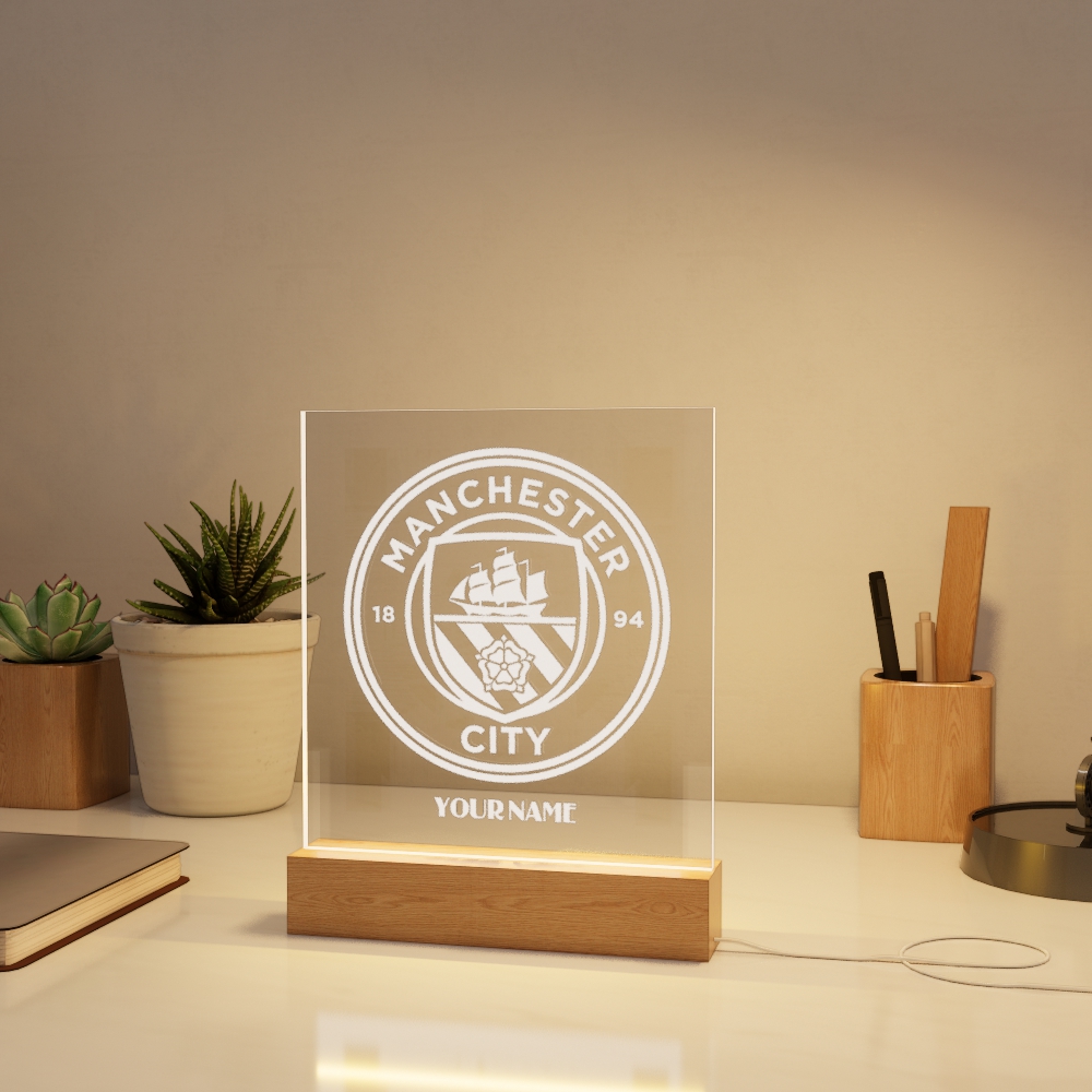 Đèn Led 3D Khắc Hình Theo Yêu Cầu -  Đèn Led 7 Màu, Đèn Ngủ Led 3d CLB Bóng Đá 