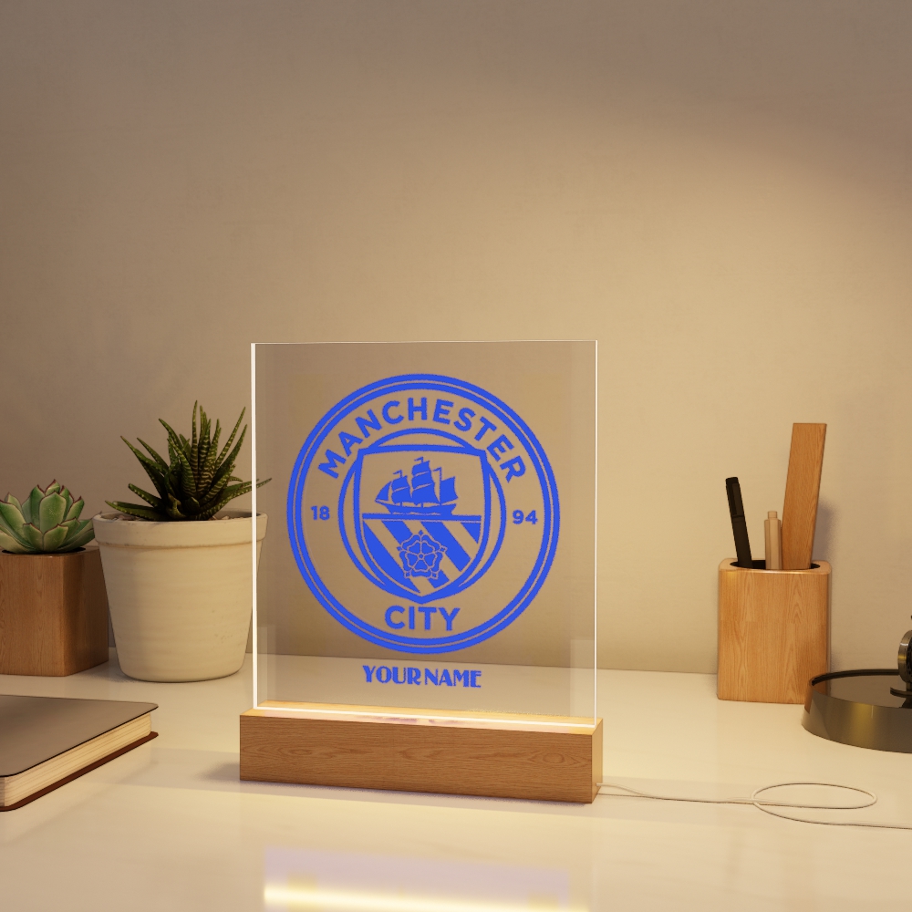 Đèn Led 3D Khắc Hình Theo Yêu Cầu -  Đèn Led 7 Màu, Đèn Ngủ Led 3d CLB Bóng Đá 