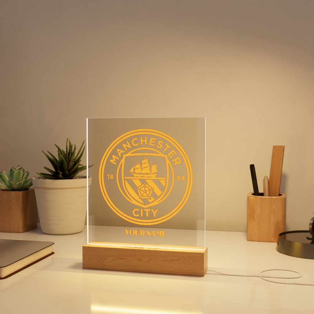 Đèn Led 3D Khắc Hình Theo Yêu Cầu -  Đèn Led 7 Màu, Đèn Ngủ Led 3d CLB Bóng Đá 