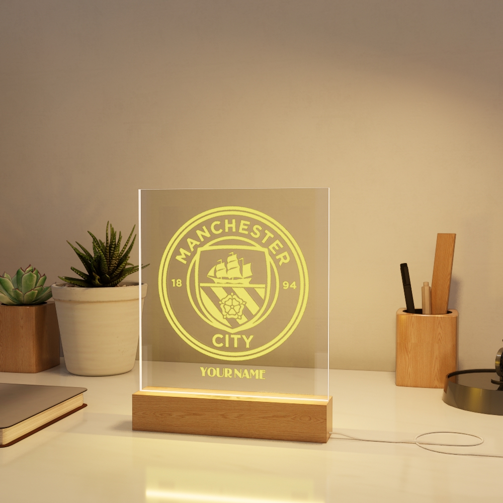 Đèn Led 3D Khắc Hình Theo Yêu Cầu -  Đèn Led 7 Màu, Đèn Ngủ Led 3d CLB Bóng Đá 