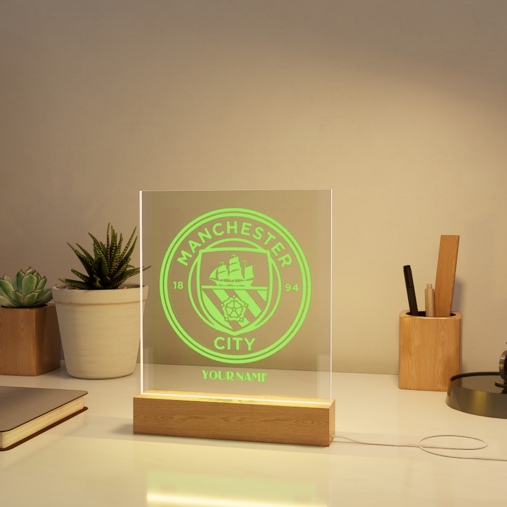 Đèn Led 3D Khắc Hình Theo Yêu Cầu -  Đèn Led 7 Màu, Đèn Ngủ Led 3d CLB Bóng Đá 