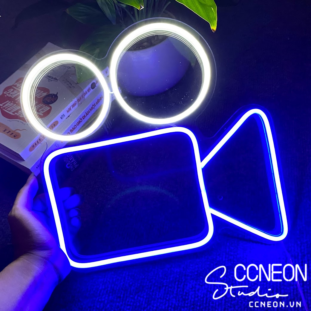 Đèn Trang Trí Led Neon Sign Theo Yêu Cầu - Đèn Led Neon Sign Hình Máy Quay 