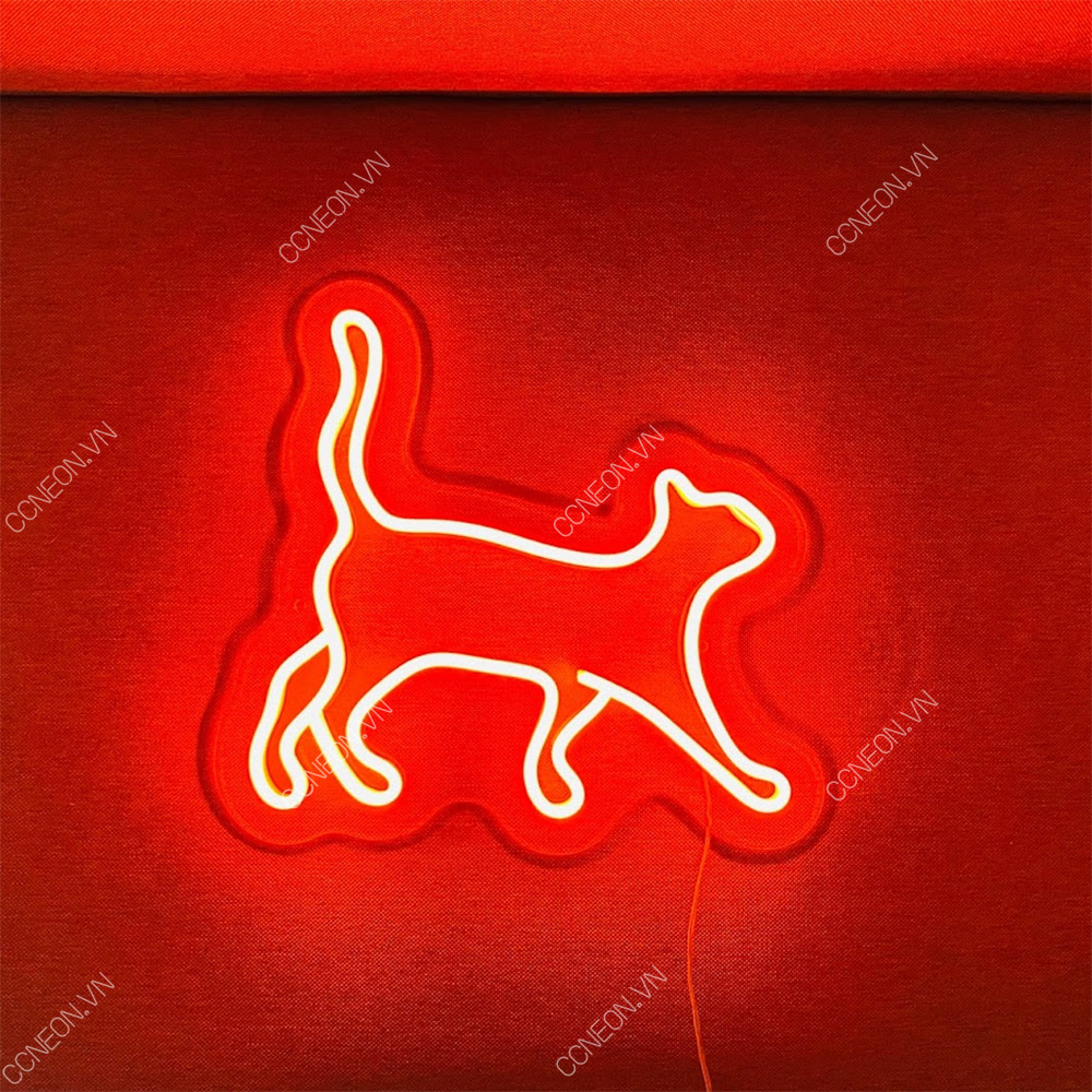 Đèn Trang Trí Led Neon Mèo 