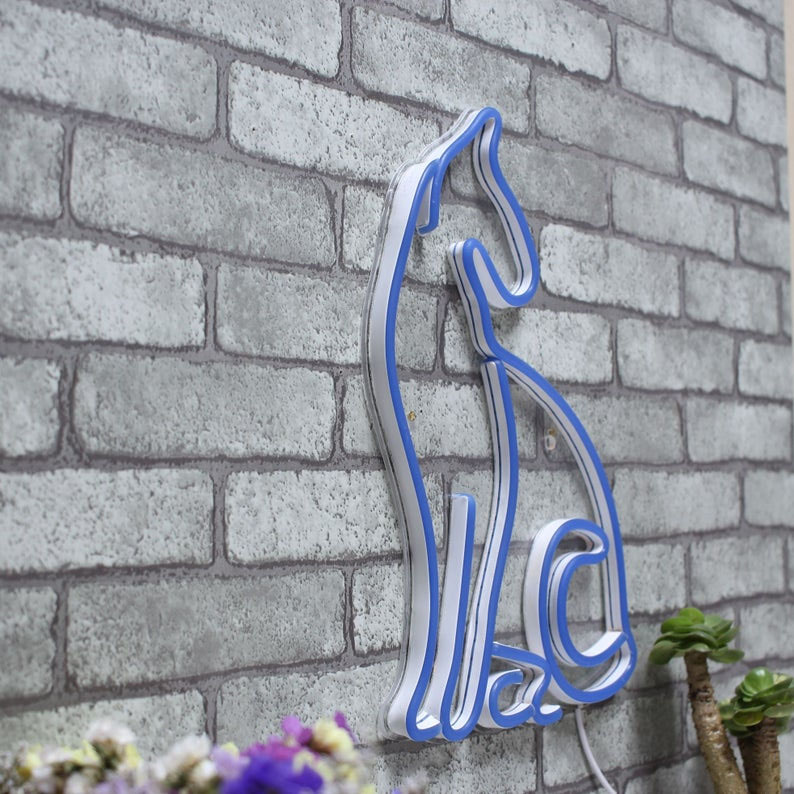 Đèn Trang Trí Led Neon Sign Hình Mèo [ Mẫu 4] 