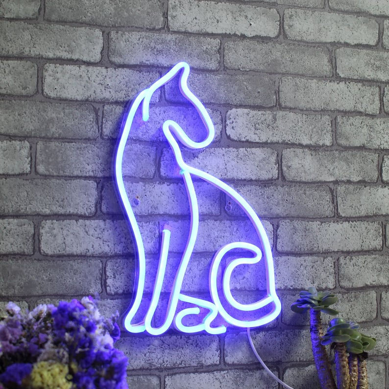 Đèn Trang Trí Led Neon Sign Hình Mèo [ Mẫu 4] 