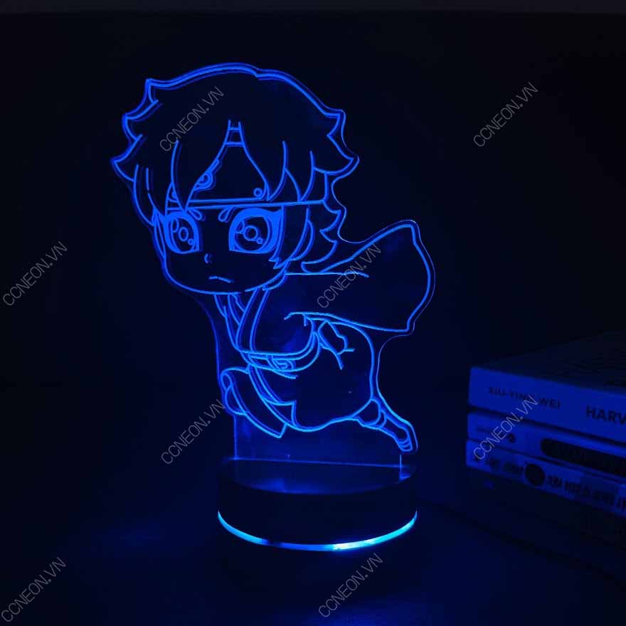 Đèn Led 3D Nhân Vật Mitsuki- Naruto, Đèn Led 16 Màu Hình Nhân Vật Hoạt Hình, Đèn Ngủ Led 3d, Cảm Ứng , Điều Khiển Từ Xa 