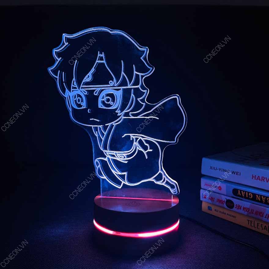 Đèn Led 3D Nhân Vật Mitsuki- Naruto, Đèn Led 16 Màu Hình Nhân Vật Hoạt Hình, Đèn Ngủ Led 3d, Cảm Ứng , Điều Khiển Từ Xa 