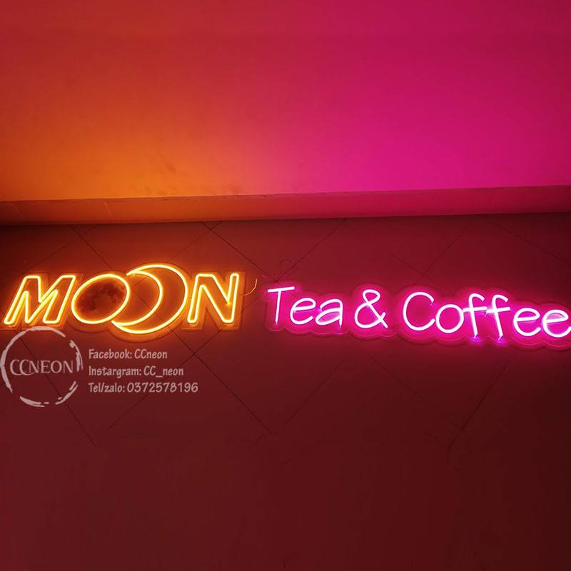 Đèn Led Neon Moon Tea Coffee 