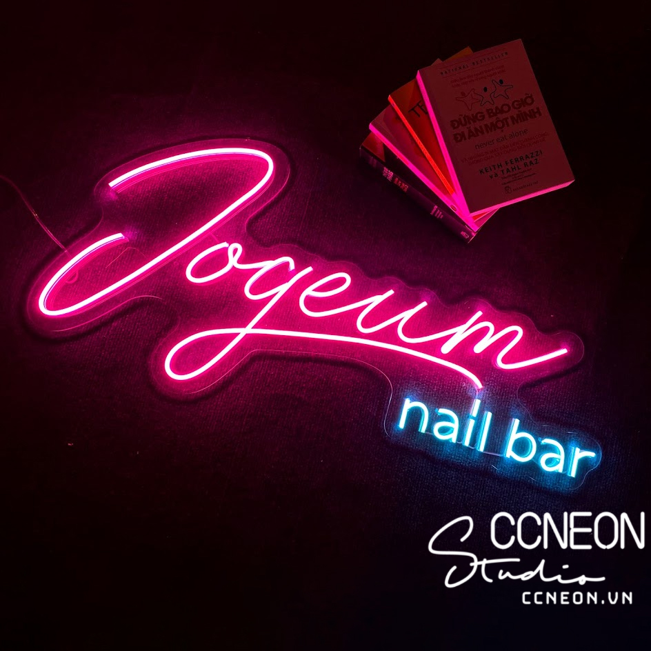 Đèn Trang Trí Led Neon Jogeum nail bar 