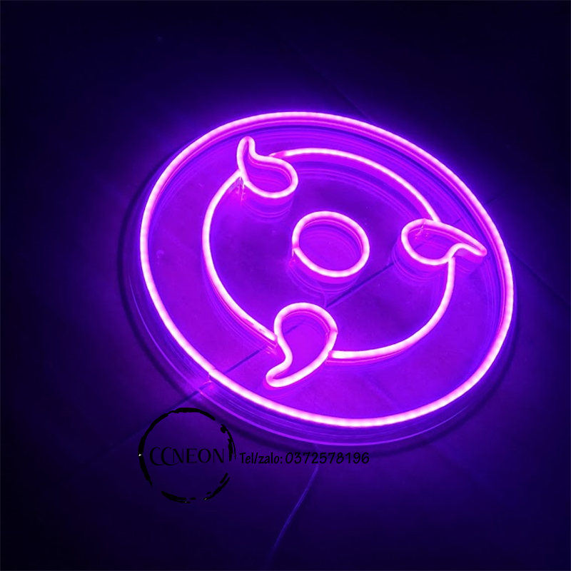 Đèn Trang Trí Led Neon Sign Sharingan Naruto 
