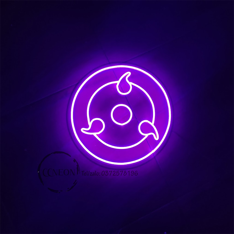 Đèn Trang Trí Led Neon Sign Sharingan Naruto 