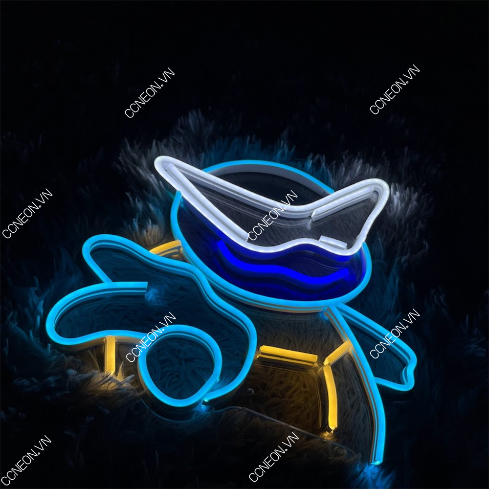 Đèn Trang Trí Led Neon Pokemon Rùa Nước Đèn Neon Pokemon
