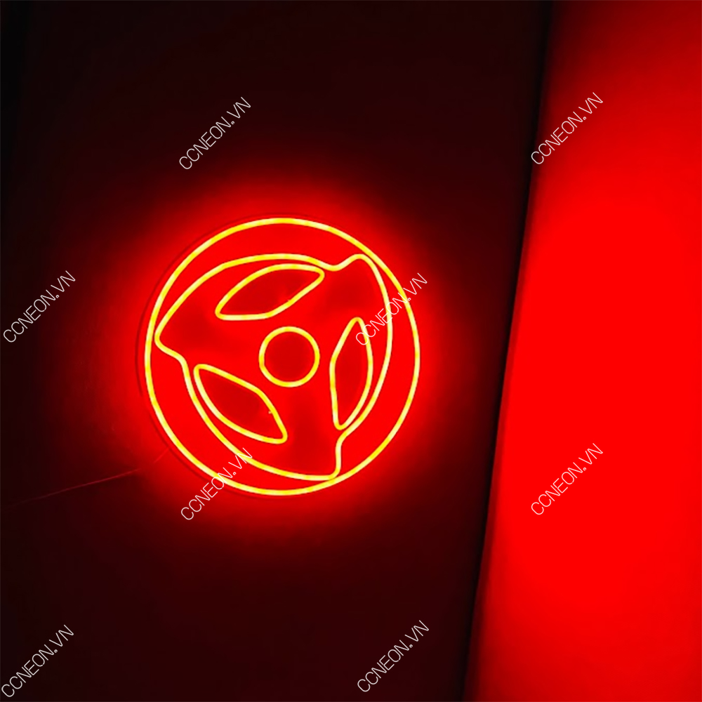 Đèn Trang Trí Led Neon Sign Sharingan Mẫu 2  - Naruto Led Neon Signs 