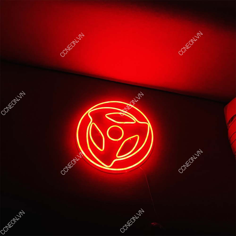 Đèn Trang Trí Led Neon Sign Sharingan Mẫu 2  - Naruto Led Neon Signs 