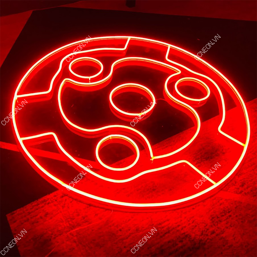 Đèn Trang Trí Led Neon Sign Sharingan Mẫu 3  - Naruto Led Neon Signs 