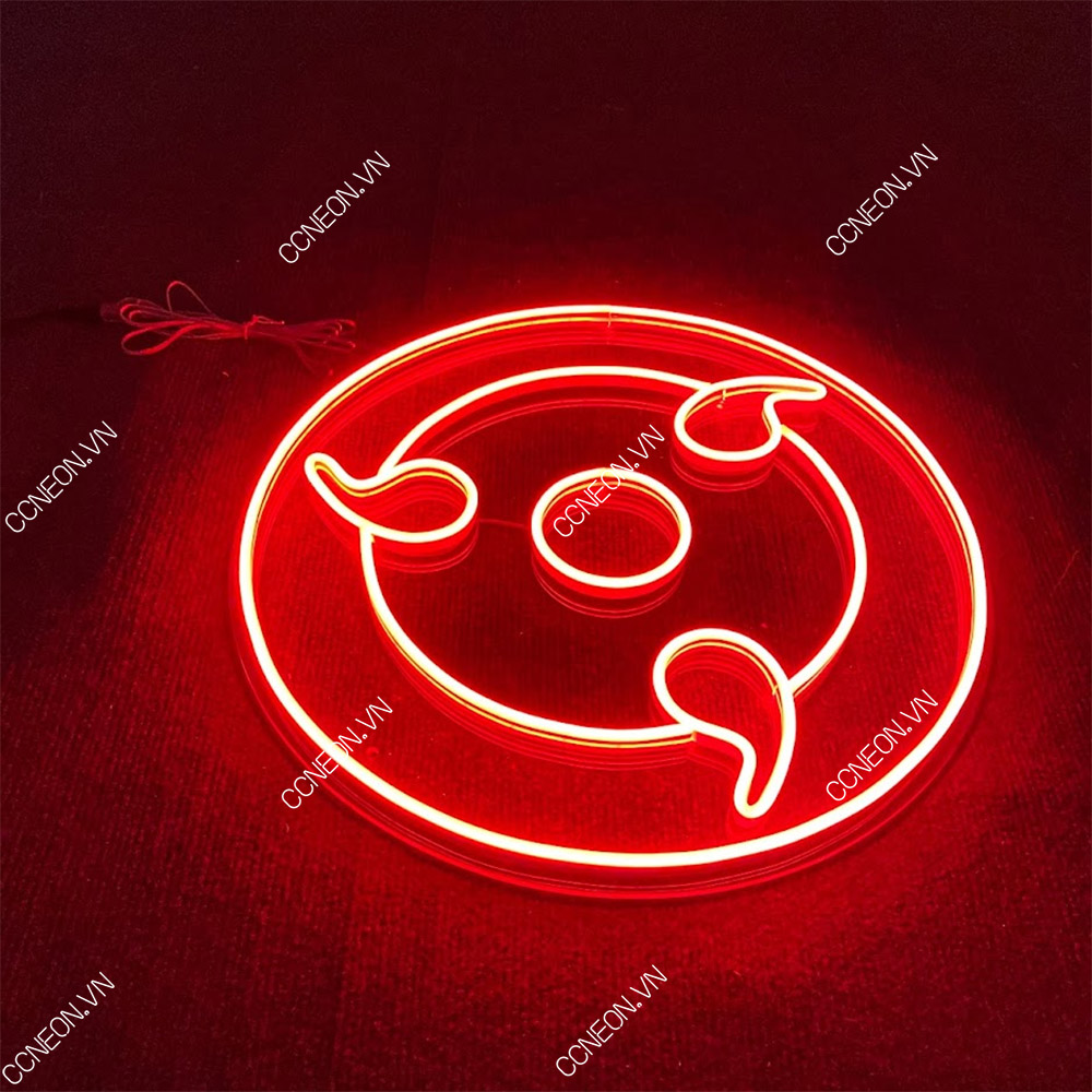 Đèn Trang Trí Led Neon Sign Sharingan Naruto - Anime Led Neon Signs 