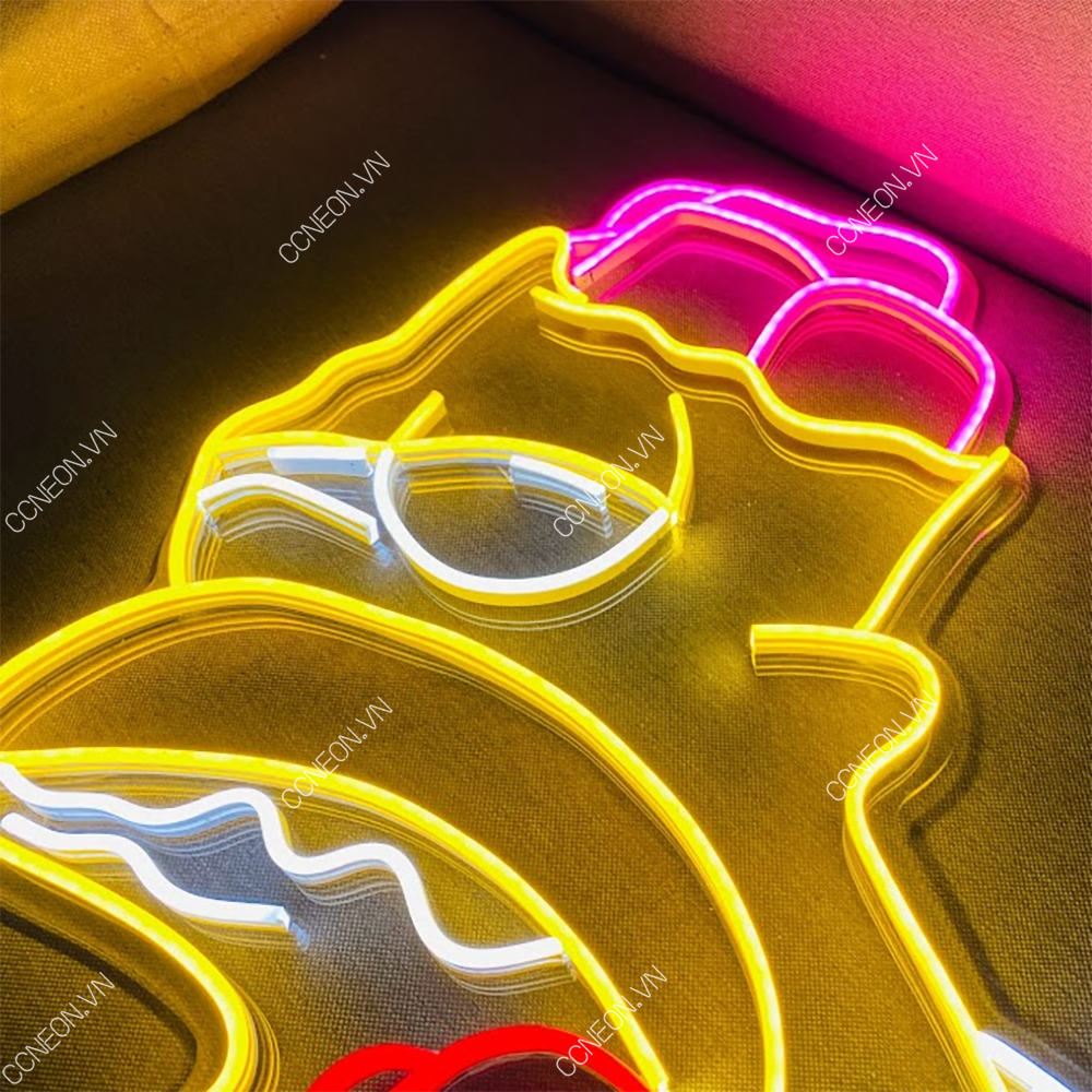 Đèn Trang Trí Led Neon Sign Simpson  - Simpson Led Neon Signs [Mẫu 1] 