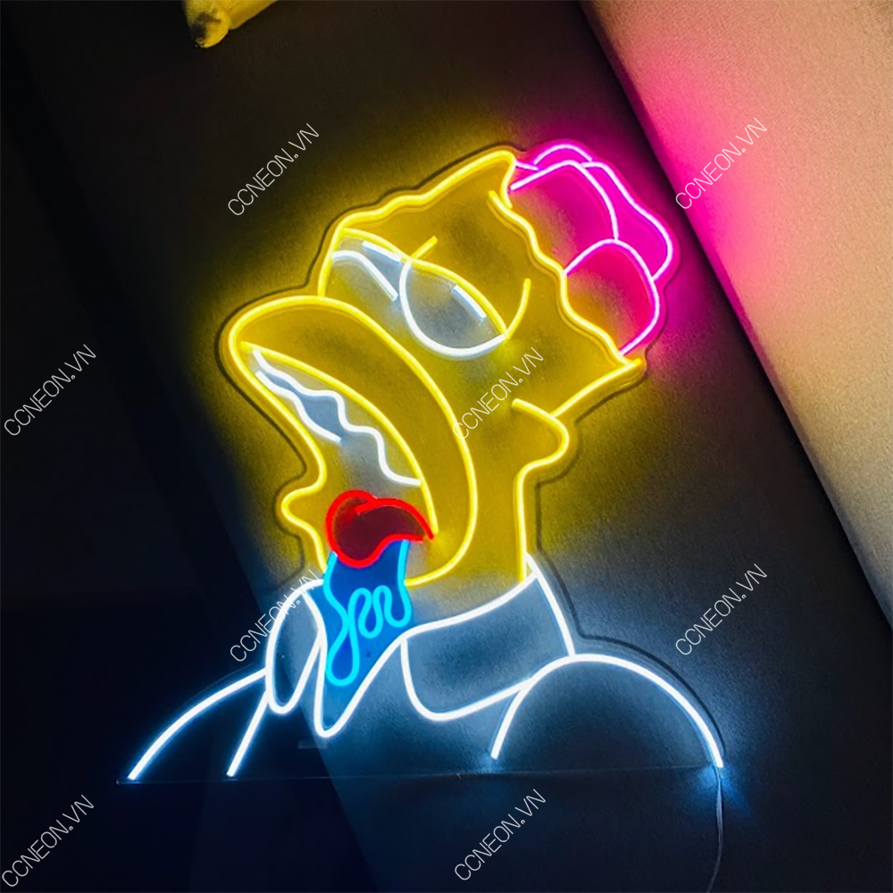 Đèn Trang Trí Led Neon Sign Simpson  - Simpson Led Neon Signs [Mẫu 1] 