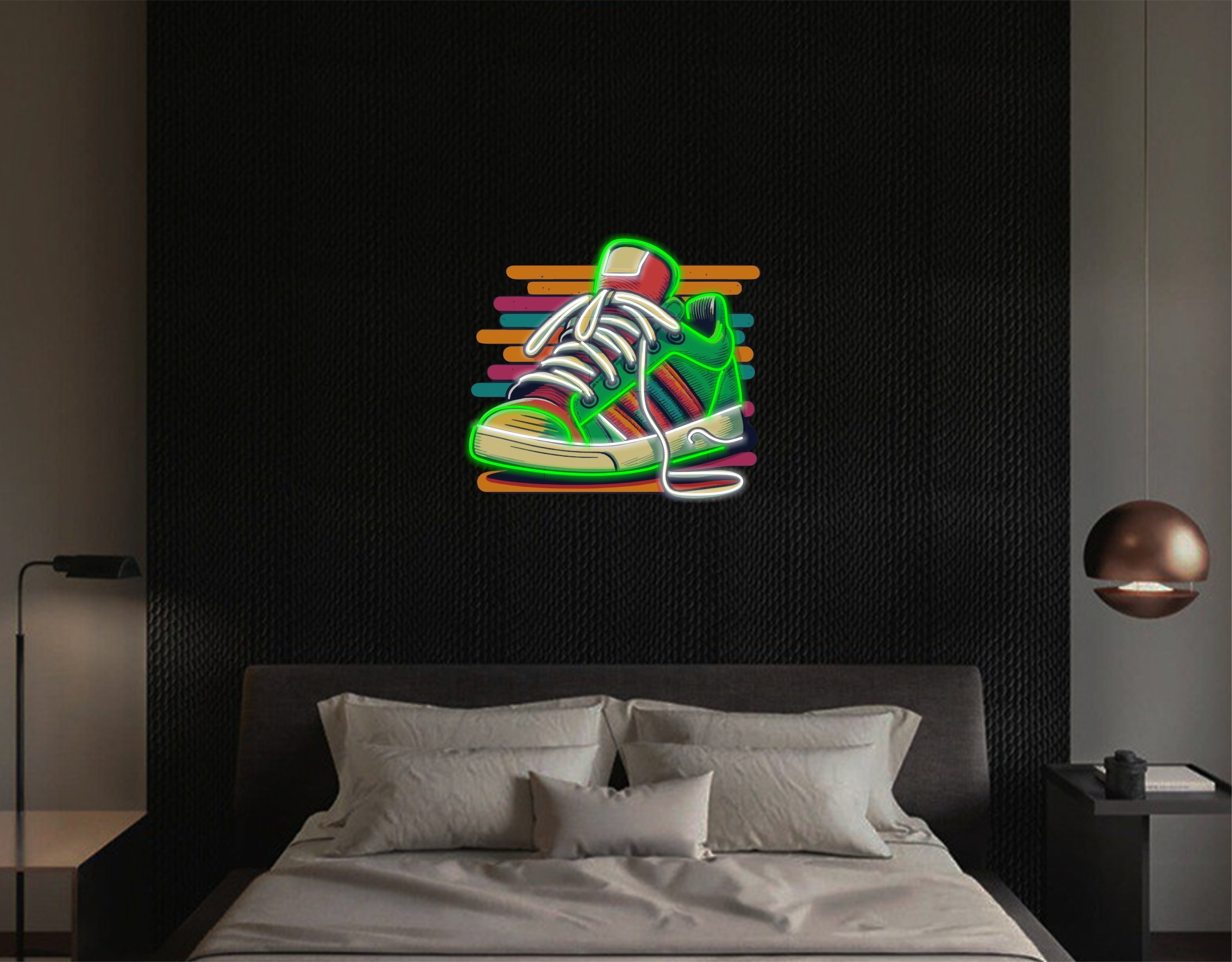 Đèn Led Neon Trang Trí In UV SNEAKER - Đèn Led Neon theo yêu cầu 