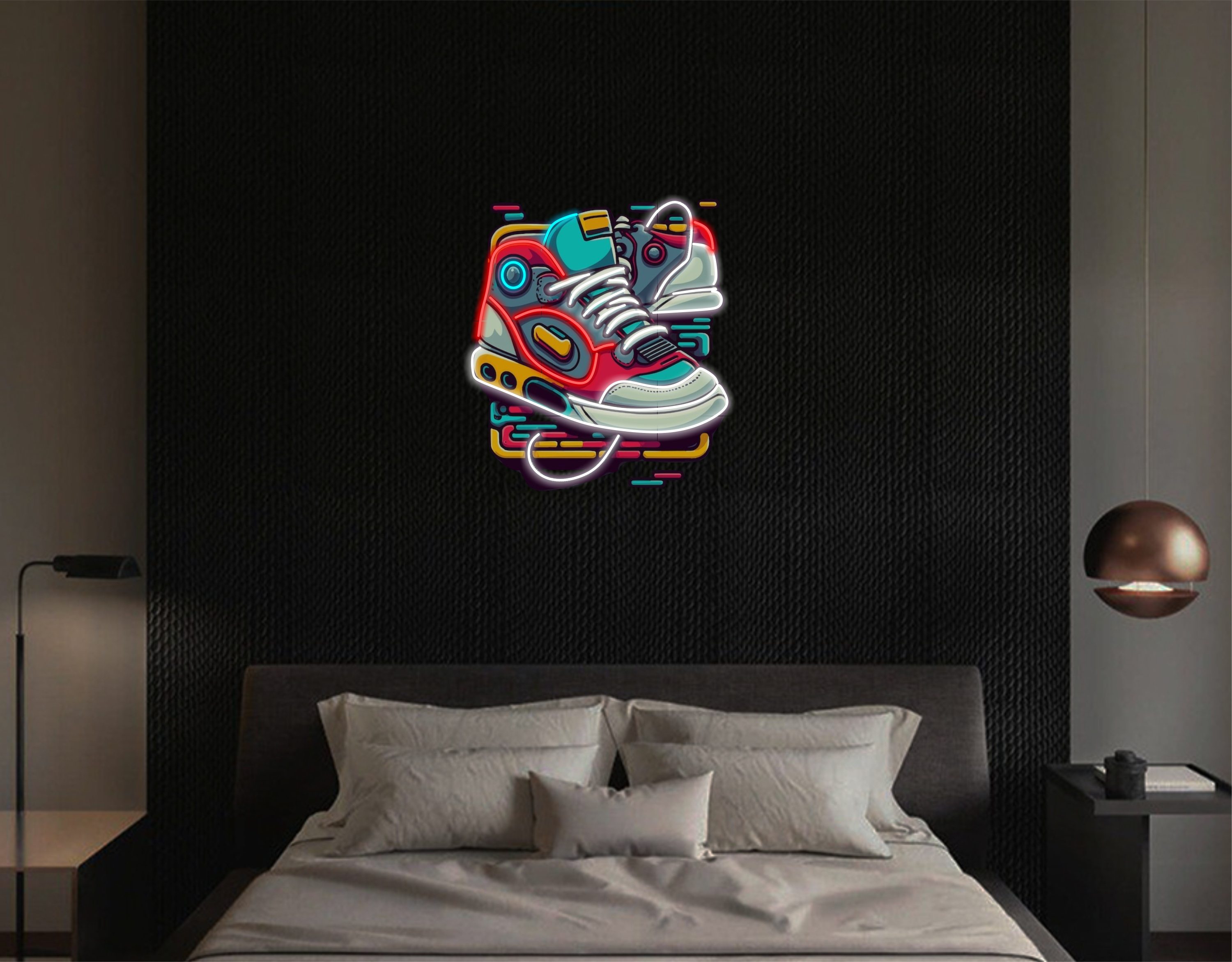 Đèn Led Neon Trang Trí In UV SNEAKER - Đèn Led Neon theo yêu cầu 