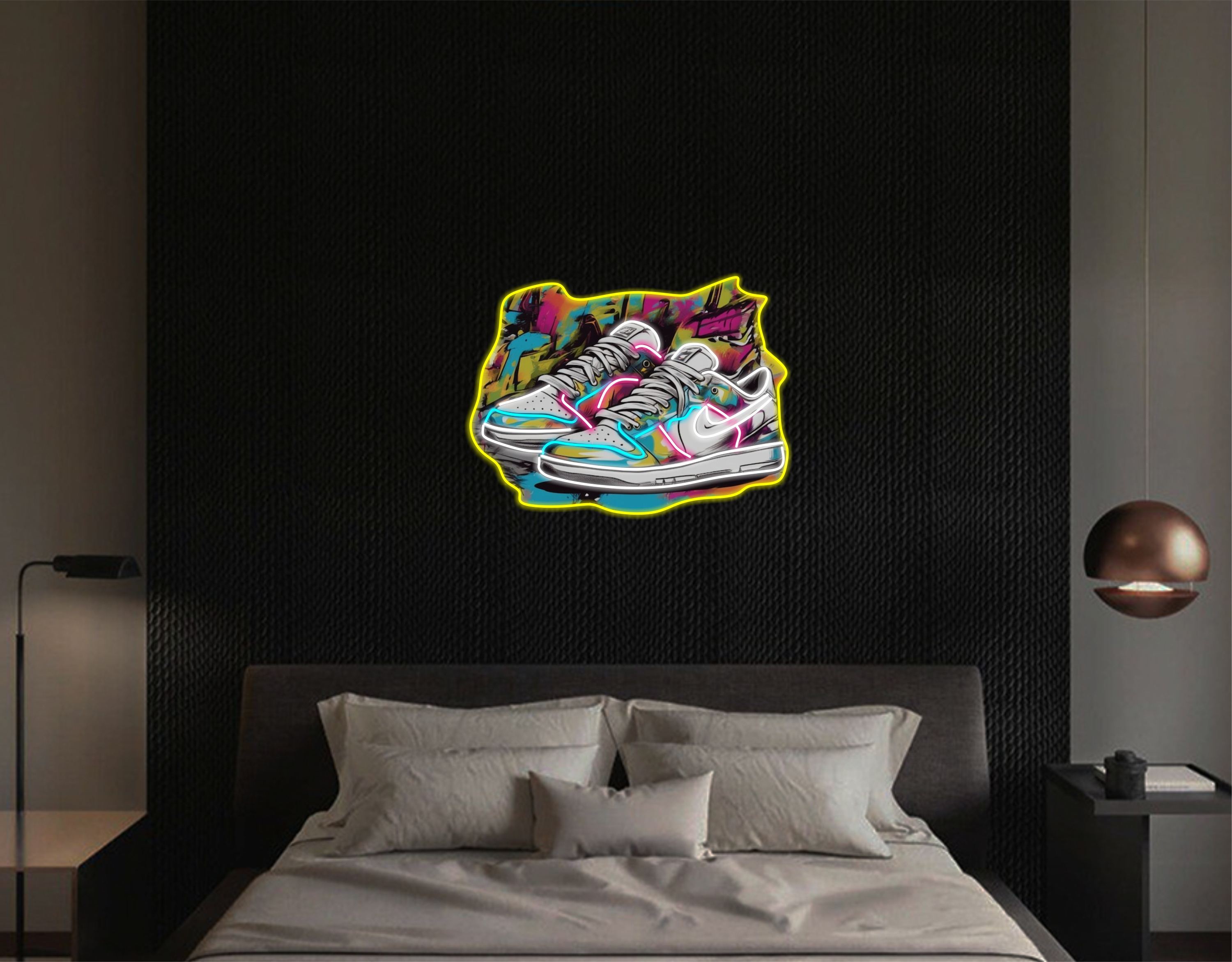 Đèn Led Neon Trang Trí In UV SNEAKER - Đèn Led Neon theo yêu cầu 