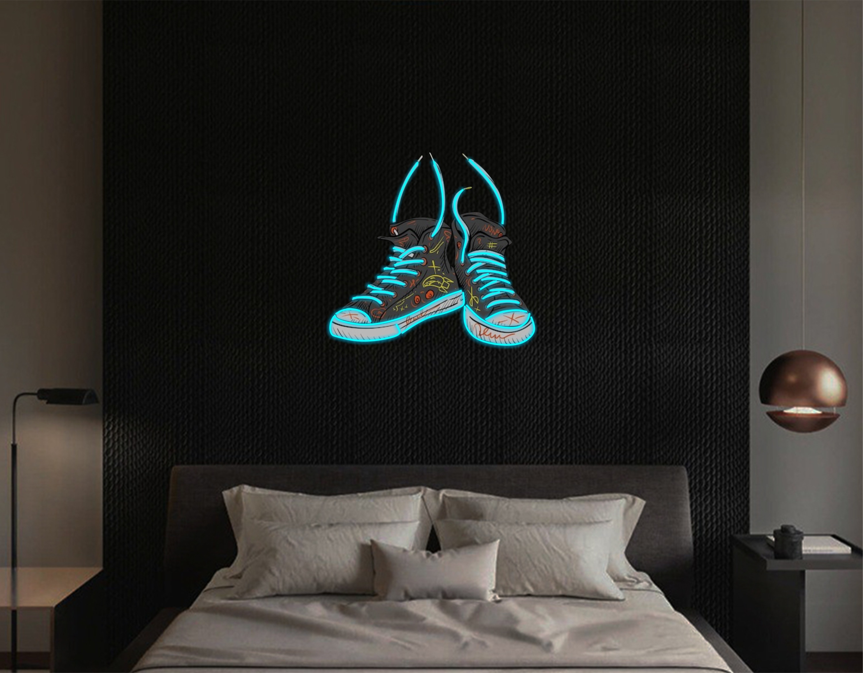 Đèn Led Neon Trang Trí In UV SNEAKER - Đèn Led Neon theo yêu cầu 
