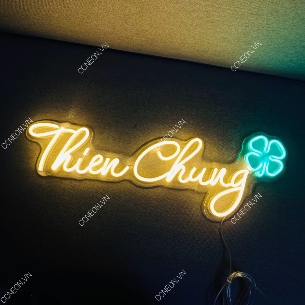 Đèn Trang Trí Led Neon Chữ Thien Chung