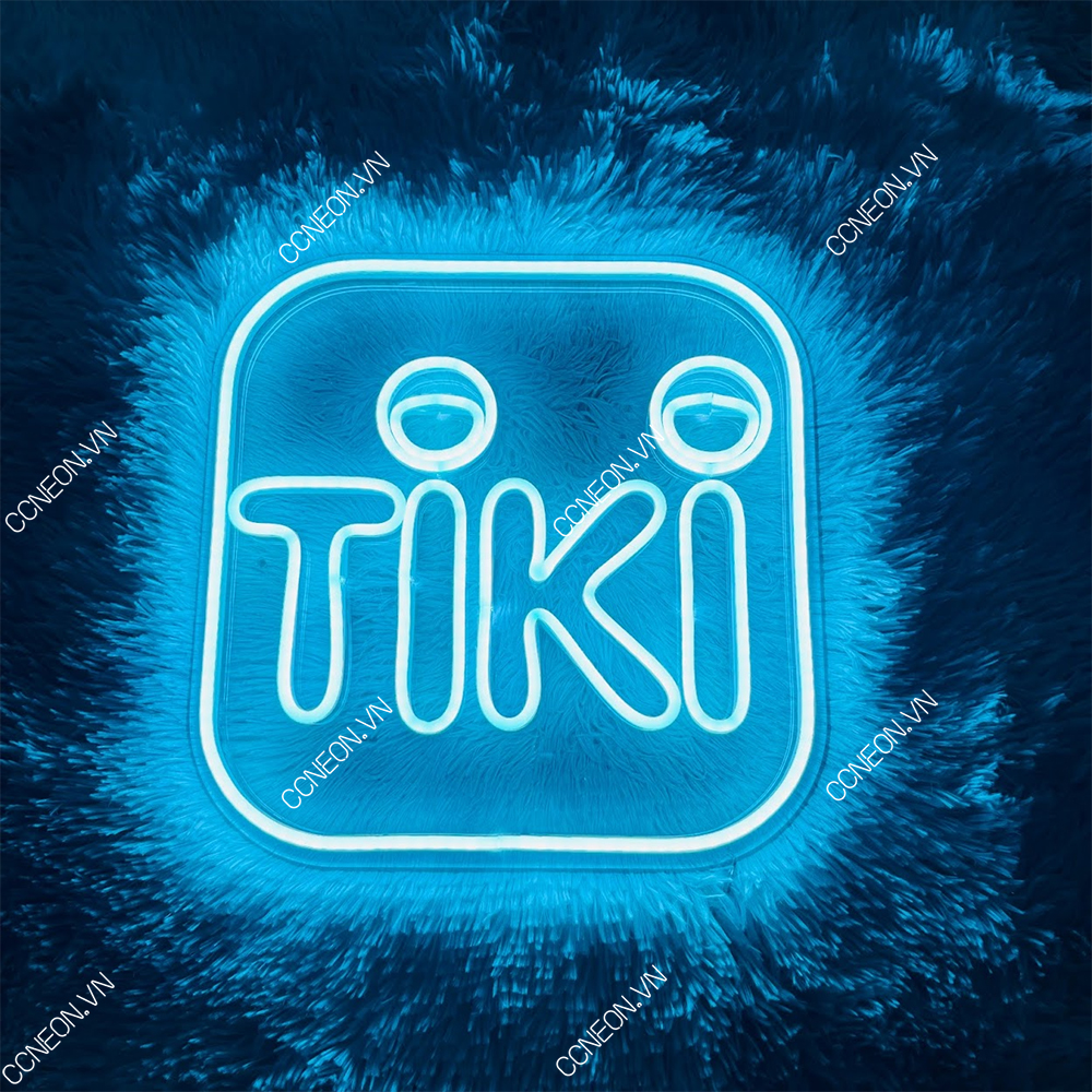 Đèn Led Neon Sign Logo Tiki [ Kích thước 30 x 30 cm ] 