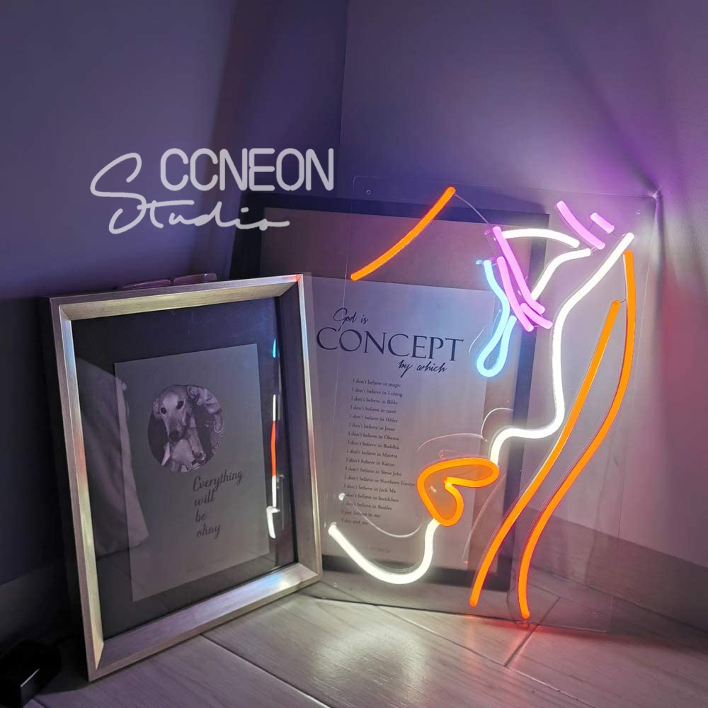 Đèn Trang Trí Led Neon Sign Cry Girl [Kích thước 37x26 cm] 