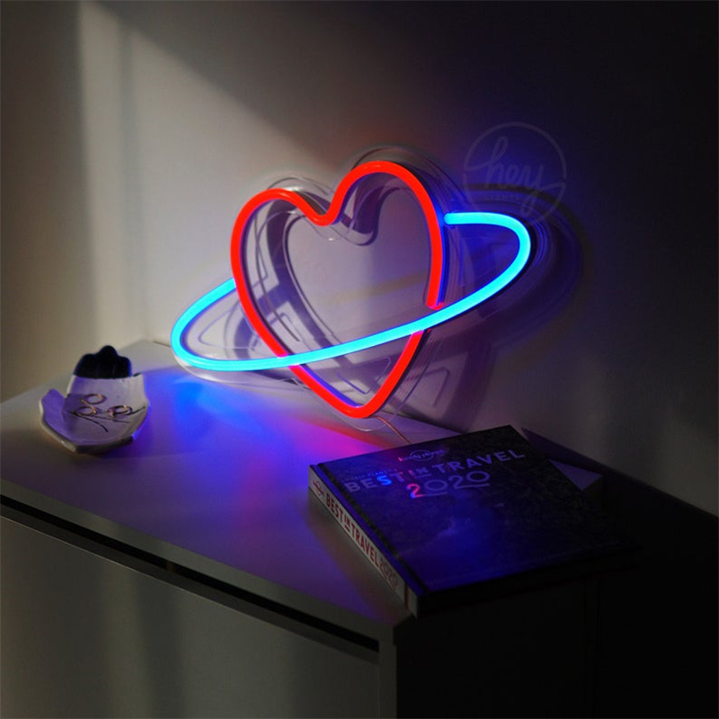 Đèn Trang Trí Led Neon Sign Hình Trái Tim 