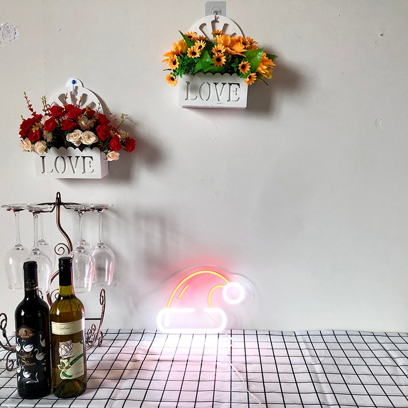 Đèn Trang Trí Led Neon Mũ Giáng Sinh 