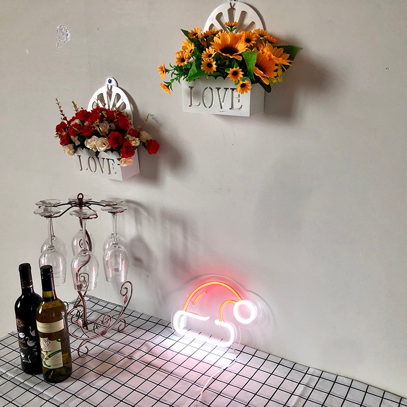 Đèn Trang Trí Led Neon Mũ Giáng Sinh 