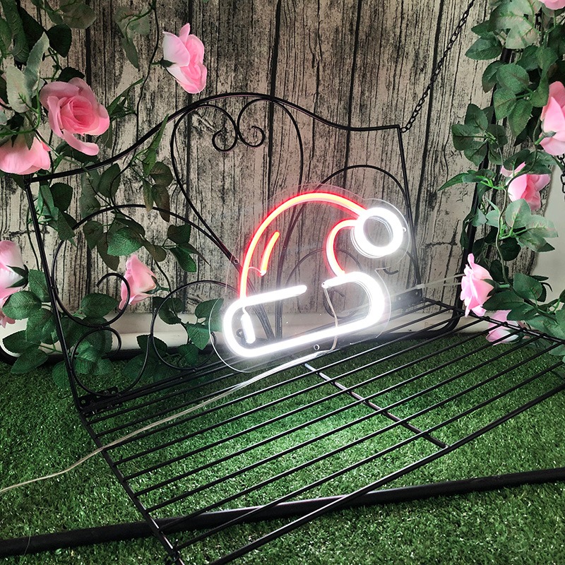 Đèn Trang Trí Led Neon Mũ Giáng Sinh 