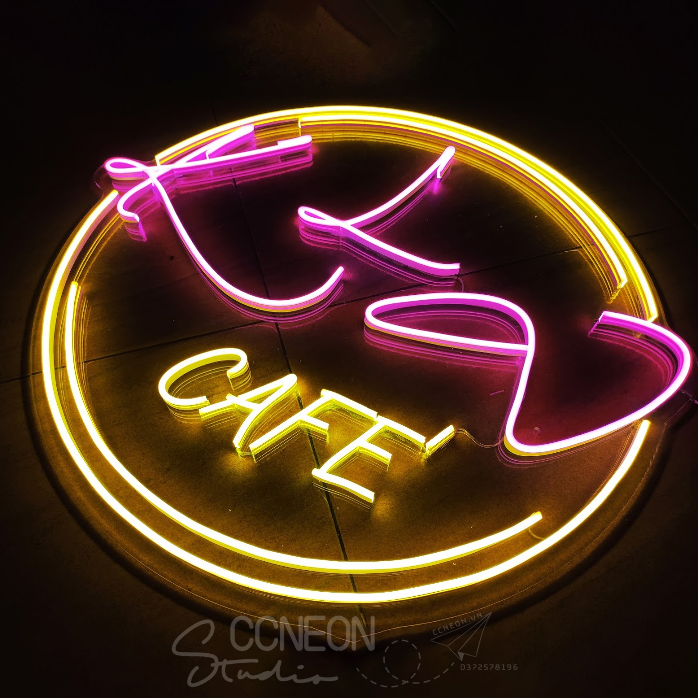Đèn Led Neon Trang Trí KLV Cafe 