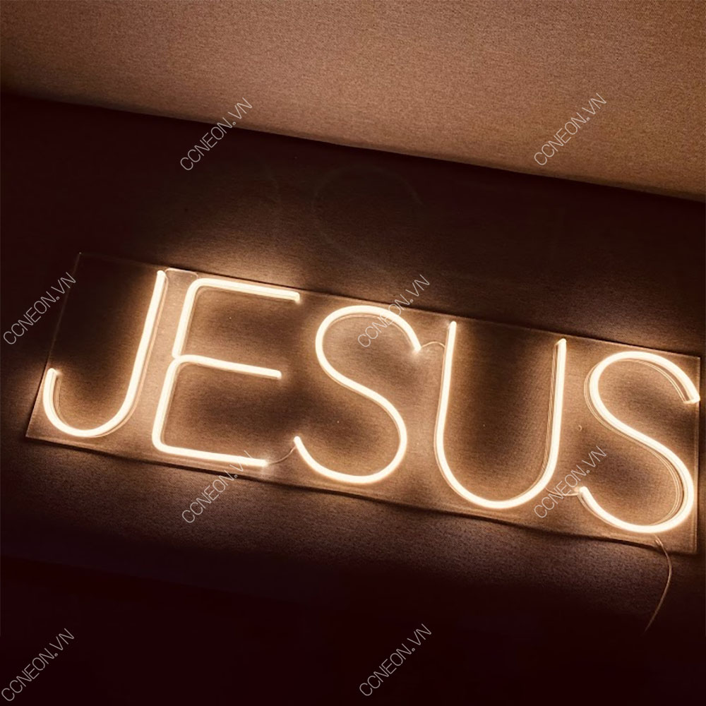Đèn Trang Trí Led Neon JESUS 