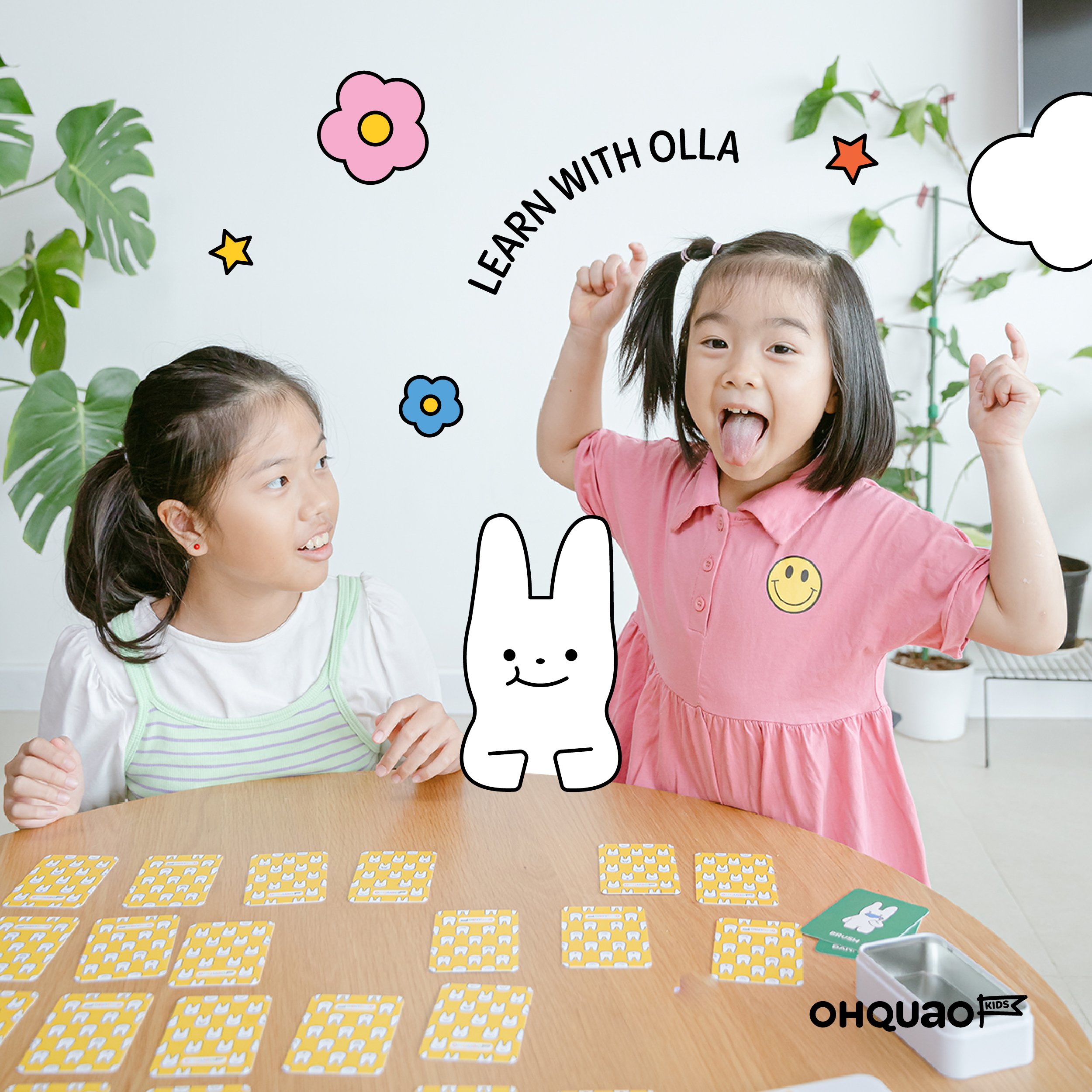 Bộ thẻ ghi nhớ "Olla the Bunny"