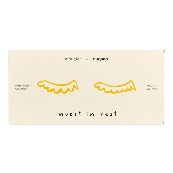 Mặt nạ ngủ vải Linen "Fully Booked"