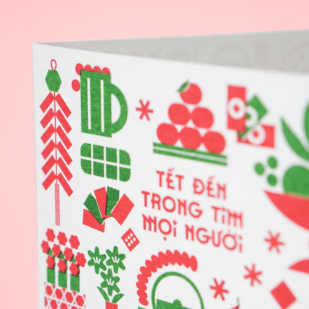 Thiệp Riso "Tết Trong Tim"