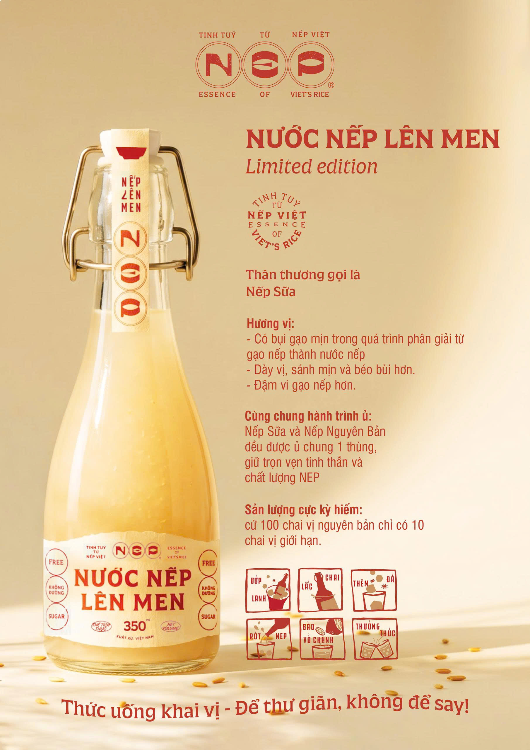 Nếp " Phiên Bản Đặc Biệt - Nếp Sữa"