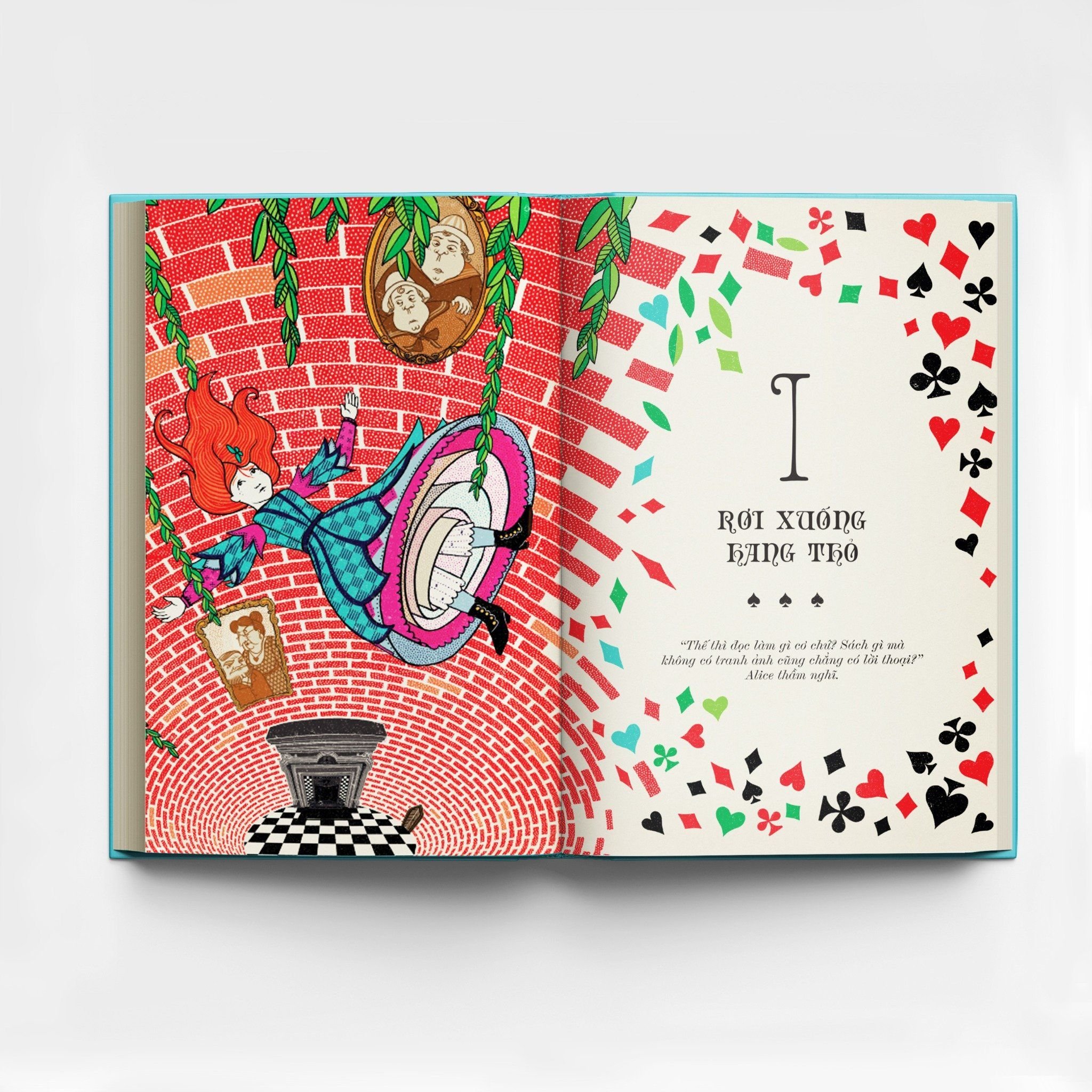 Sách "Alice ở xứ sở diệu kì và alice ở xứ sở trong gương" NXB Đông A