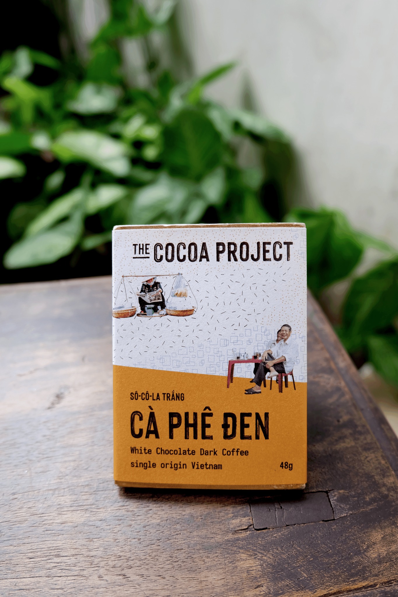 Thanh chocolate "White Chocolate Dark Coffee" 48g