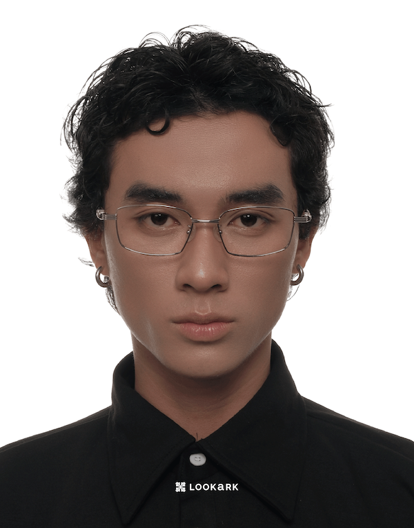 Kính LOOKARK "Seraphim" Gọng Vuông Bạc
