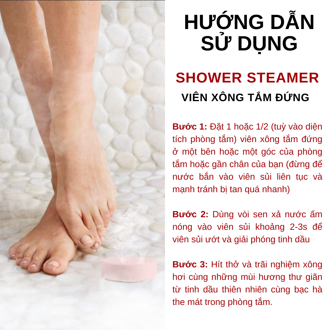 Viên xông tắm đứng 95gr "FULL OF LOVE"