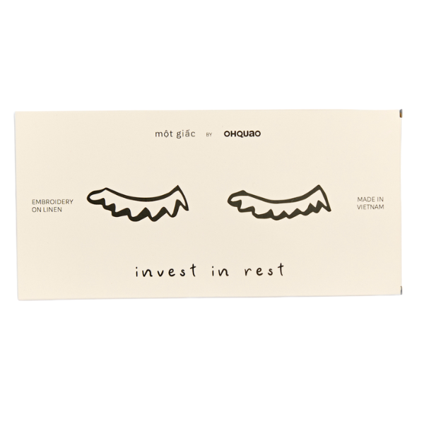 Mặt nạ ngủ vải Linen "KHÒ KHÒ"