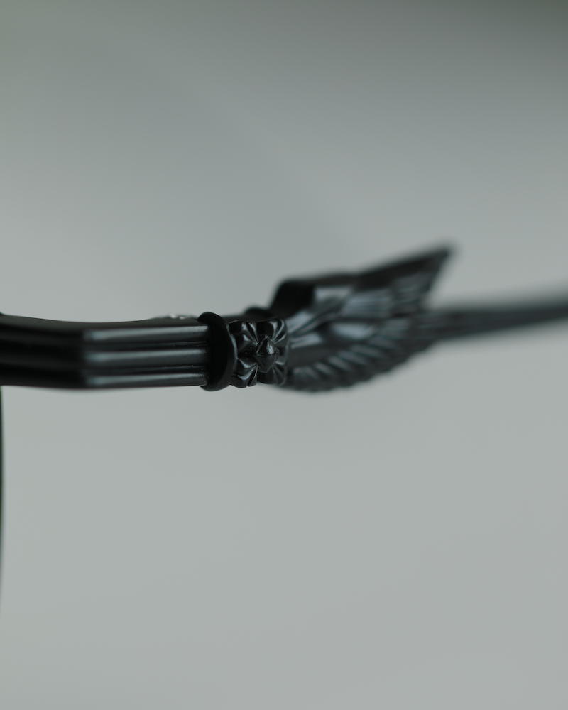 Kính LOOKARK "Raven" Gọng Oval Nhám đen