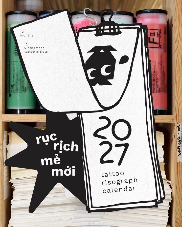 [PRE-ORDER] Lịch Tattoo Risograph 2027